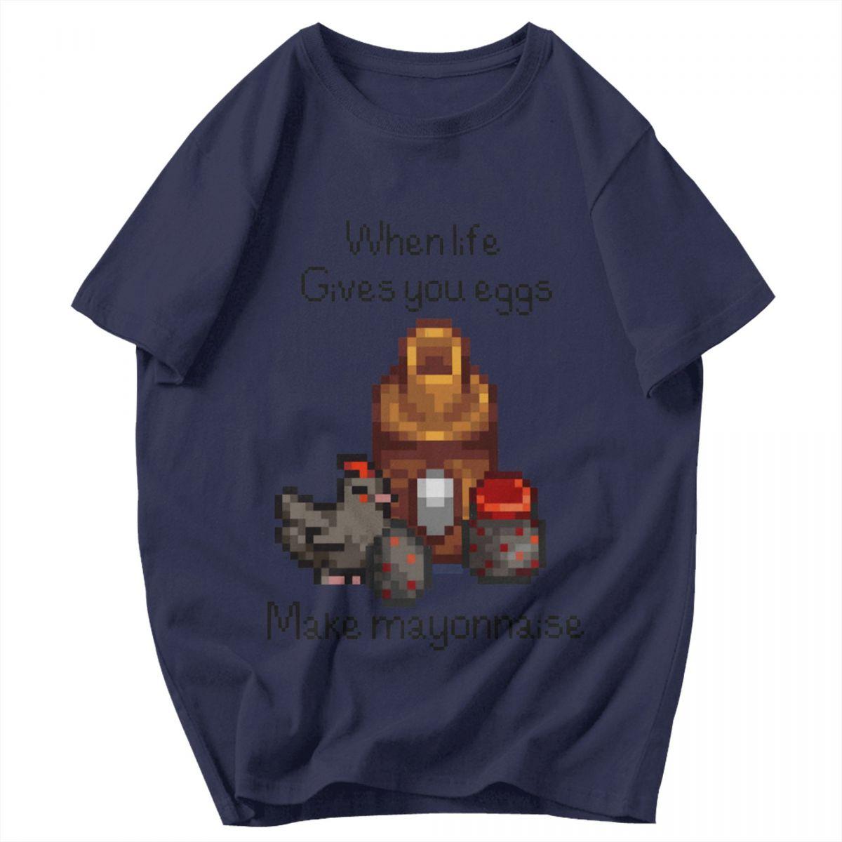 

Men T Shirt Stardew Valley Game Pops Y2K Graphic Anime Unisex Tops T Shirts 4XL