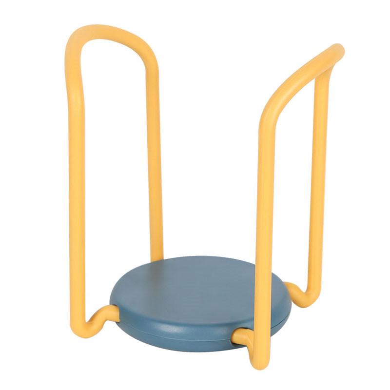 

Съемная пластиковая сушилка для посуды, органайзер, настольная подставка для мисок, подставка для столовых приборов, полка для хранения тарелок, кухонные аксессуары жёлтый