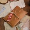 10pcs Retro Kraft Paper Envelope Postcard Storage Bag Fire Paint Envelope Bag Postcard Bag