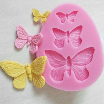 Zuckerhandwerk Schmetterling Silikon Fondantformen Kuchen Dekorationswerkzeuge KTY