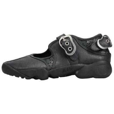 Air Rift Leder Bequeme Passform Lifestyle Freizeitschuhe Damen Sneaker Schwarz IR5863-060