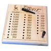 Wooden Dices Tray For Farkle Portable Funny Tabletop Game For Adults Teens
