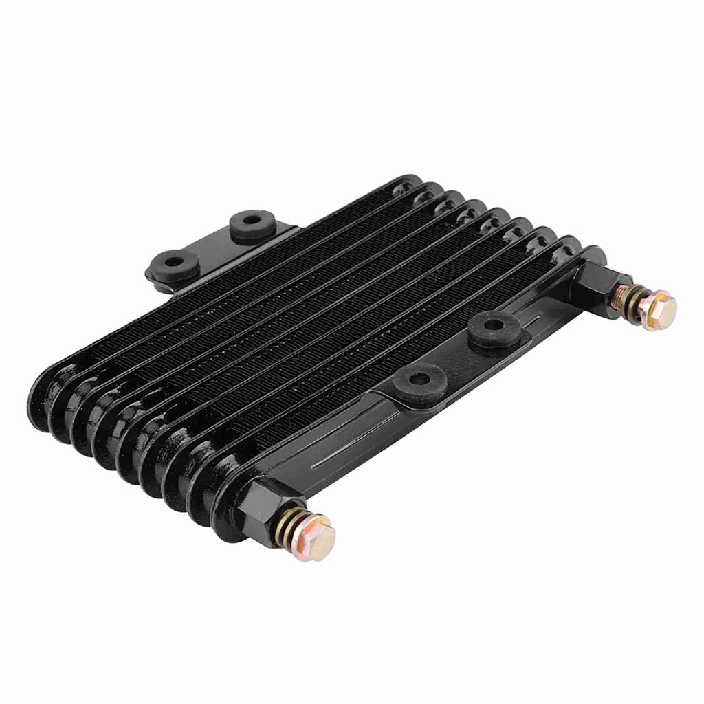 125ml Chłodnica Oleju Układ Chłodzenia Oleju Silnikowego Radiator Zestaw do Silnika GY6 100CC‑150CC Czarny