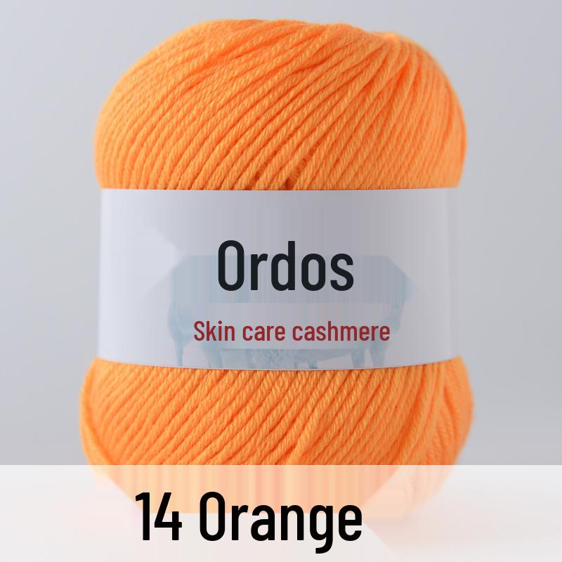 Genuine Baby Cashmere Yarn: Hand-Knitted Scarf for Infants & Toddlers, Medium Thick Milk Cotton for Crochet.