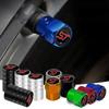 Auto Aluminum Tire Valve Stem Caps Wheel Rim Decor Protective Cover For Fiesta Explorer Mustang Edge Escape Accessories Stem Caps1