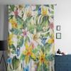 Natürliche Blumenblätter, exotische transparente Vorhänge für Wohnzimmer, Schlafzimmer, Voile-Vorhänge für Fenster, Organza-Vorhänge, Party-Tüllvorhänge