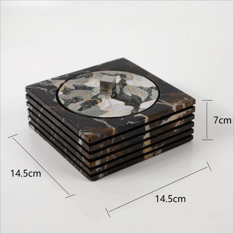 

Retro Jewelry Display Box Desktop Jewellery Storage Case Leather Trinket Room Protect Boxes Necklace Bracelet Organizer Cases чорний