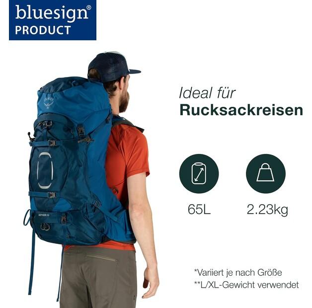 Рюкзак Osprey Aether 65 Extended Fit S/M schwarz (Herren)