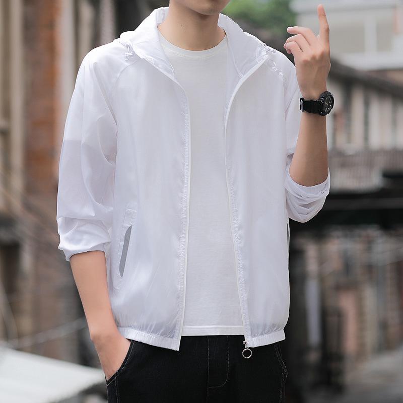Men's Quick-Dry Sunscreen Jacket - Lightweight, Thin Summer Skin Protection Shirt