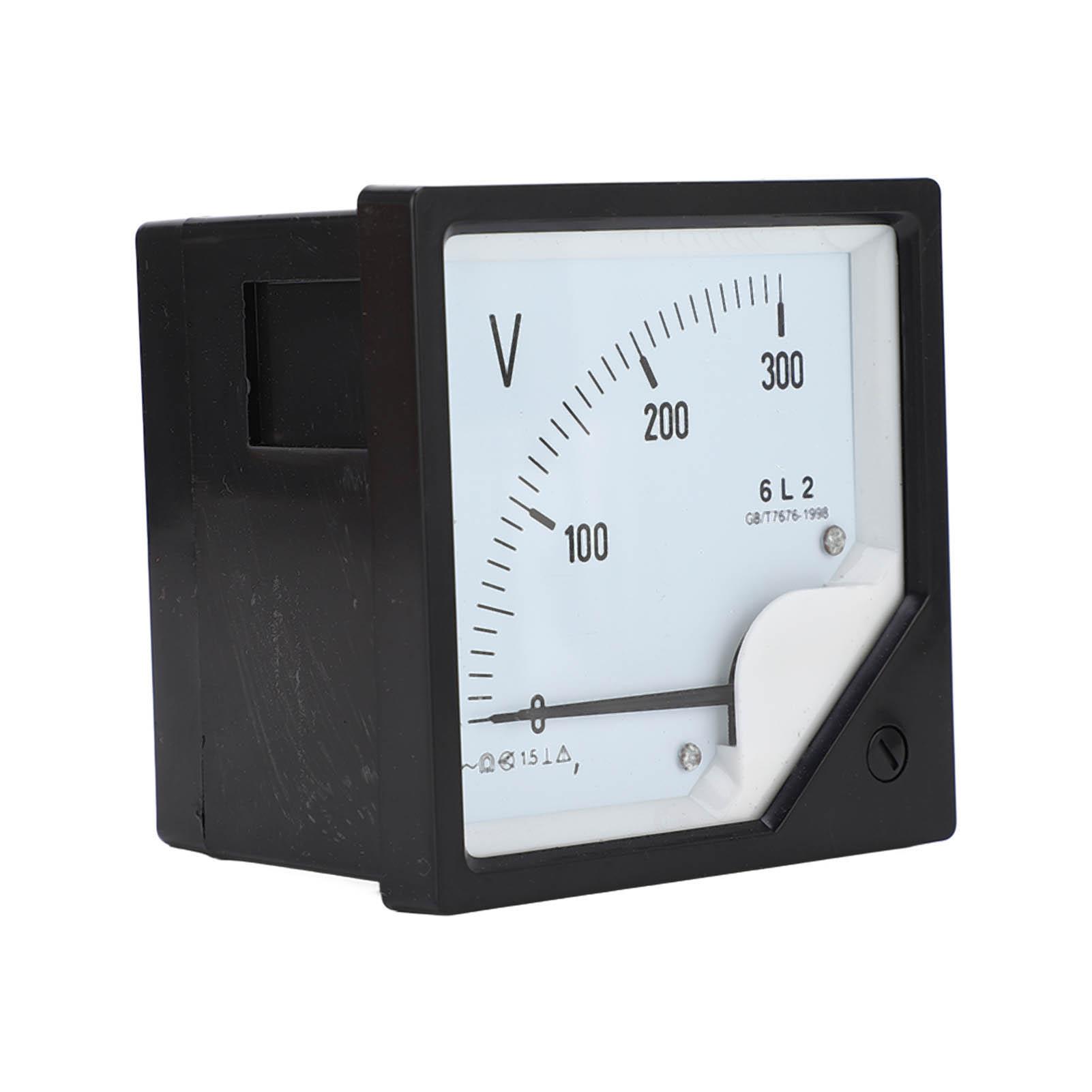 

Analog Panel Voltage Gauge 0 To 300V Level 2.5 Accuracy Pointer Voltmeter for Generator Power Equipment