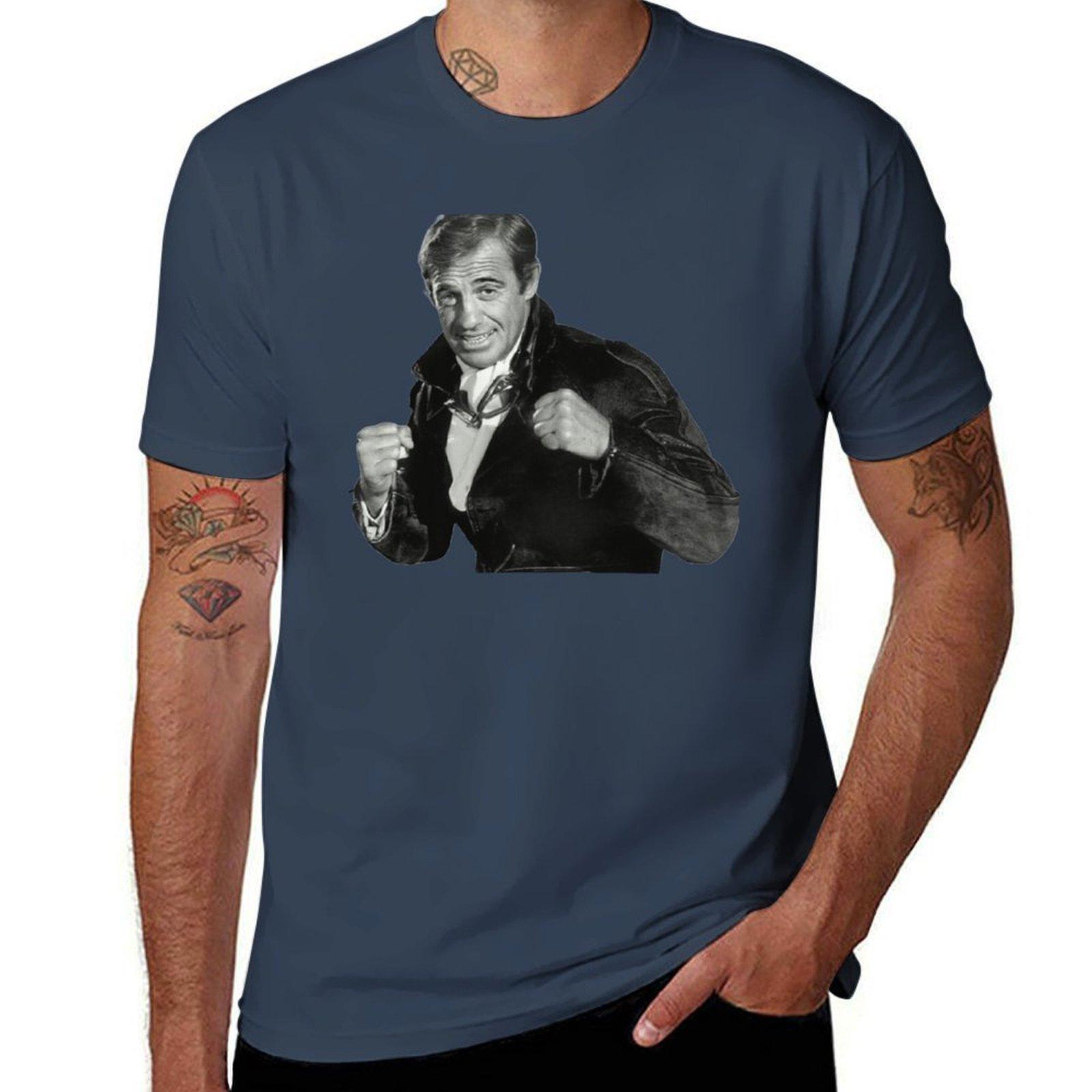 Jean Paul Belmondo (V2) Tshirt Work Daily Short Sleeve Top S