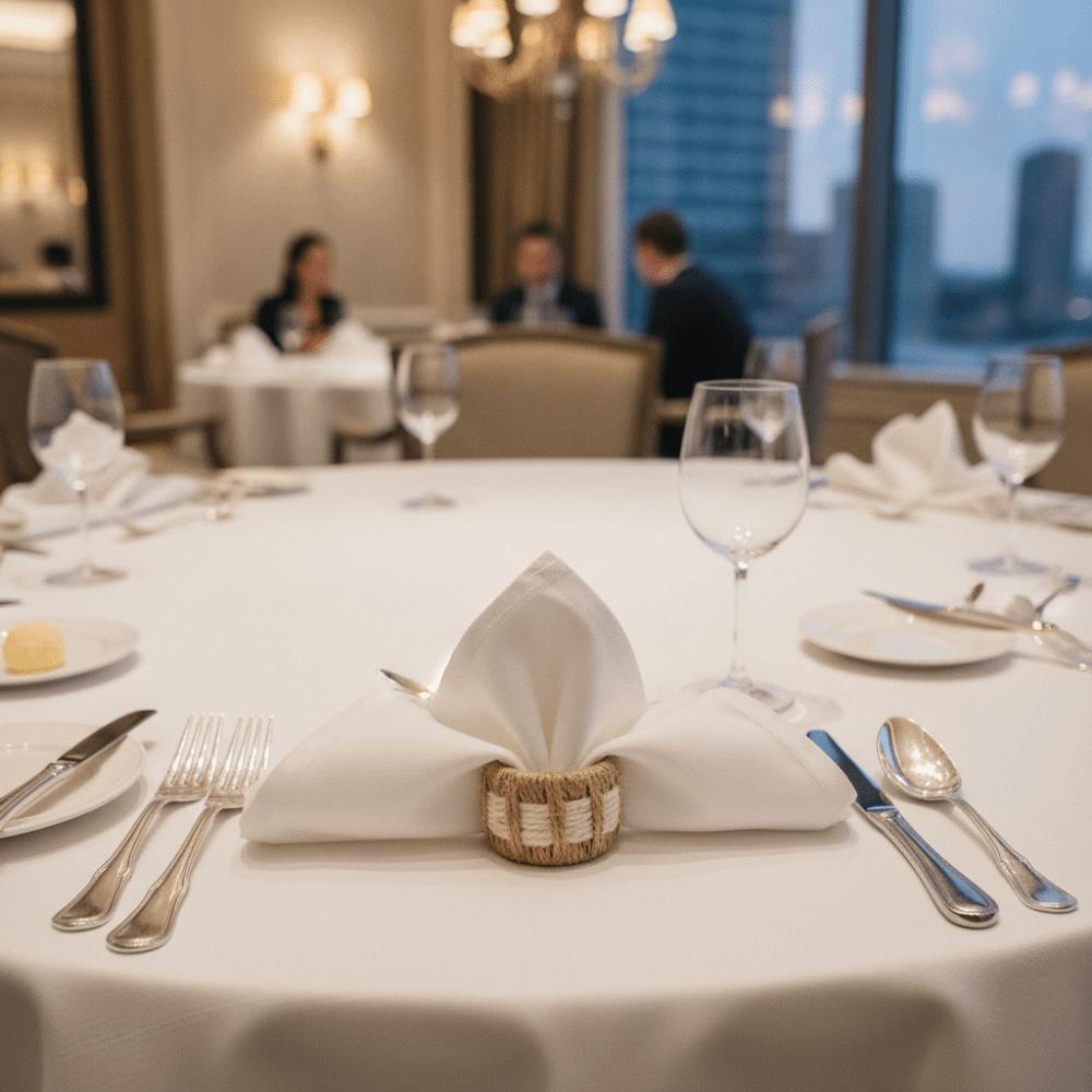 6 Piece Rustic Style Cylinder Napkin Ring Woven Dinning Towel Ring Natural Napkin Buckle  Banquet