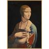 Da Vinci 'Lady with an Ermine' Classic Retro Poster