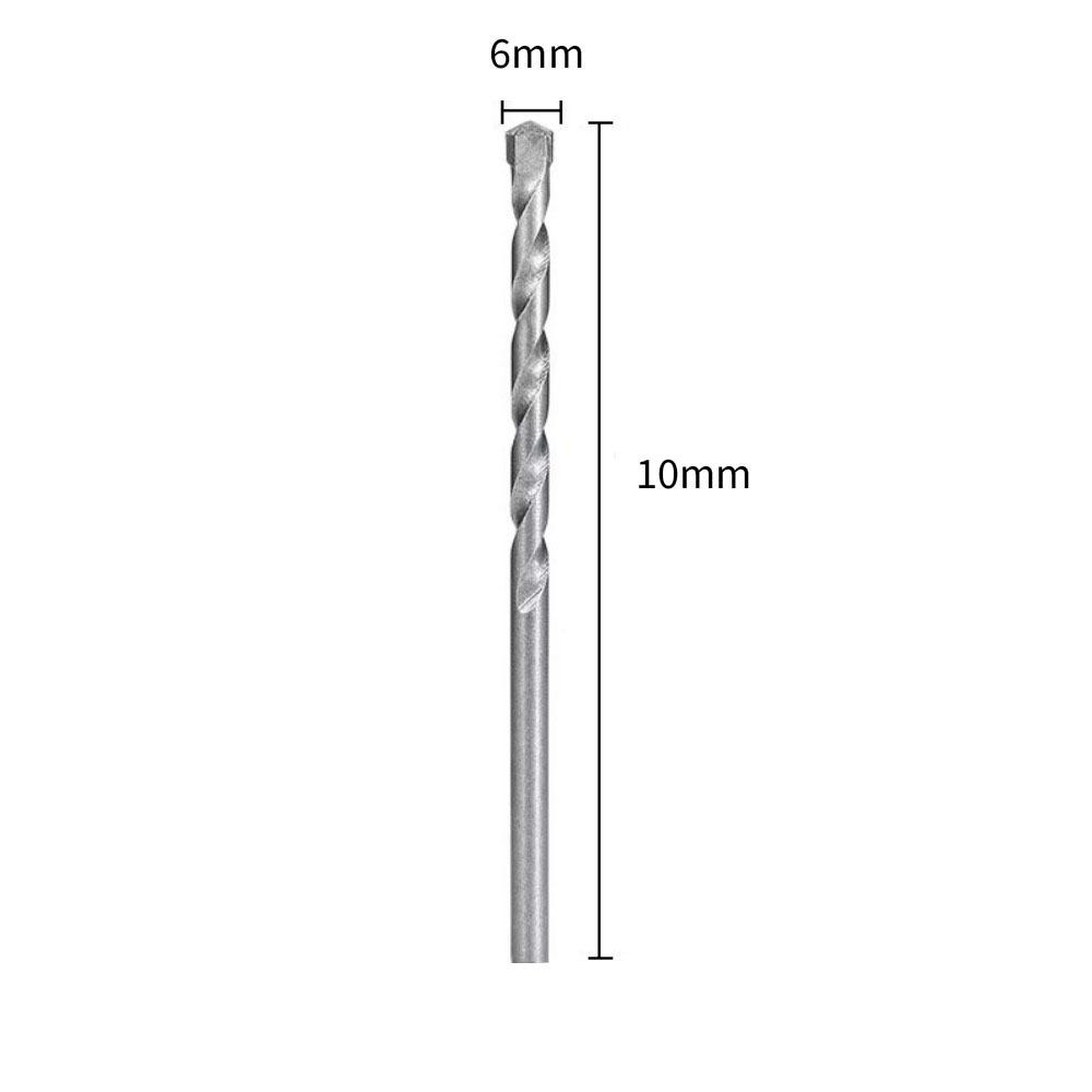 New 4/6/8/12mm Wall Drill Bits High Speed Steel Carbide Tipped Masonry Drill Bit Impact Drills Concrete