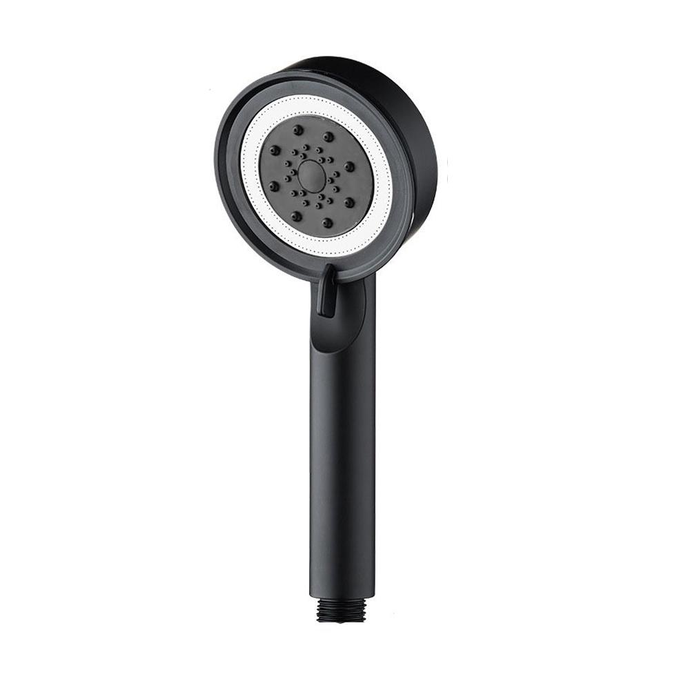 5 Modes Bathroom Shower Head Handheld HighPressure Water Saver Showerhead Portable Black Rainfall Massage Shower Nozzl