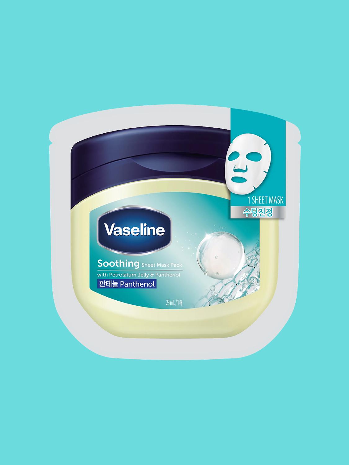 

Успокаивающая тканевая маска Vaseline 23 мл (1 кусок) 1ea