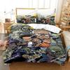 Neu The Boondocks Bettwäscheset Einzelbett Twin Full Queen King Size Bettset Erwachsene Kind Schlafzimmer Bettbezugsets 3D Anime Bettlakenset