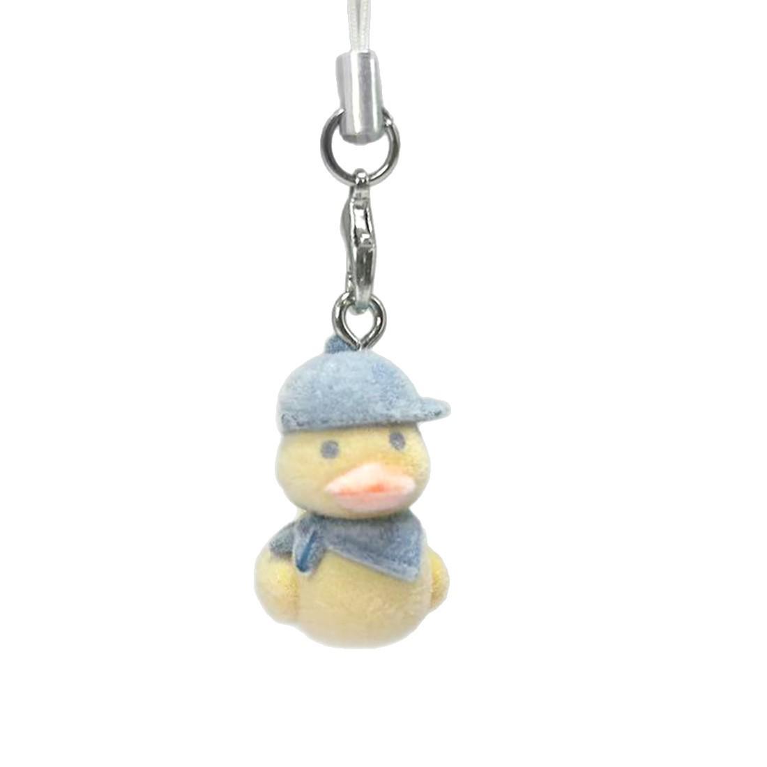 Креативный брелок-брелок из смолы в виде утки с подвеской-шляпой Duck with Hat [1 piece + lanyard]