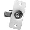 2x 201 Stainless Steel 90 Degree Right Angle Lock with Fixing Screws