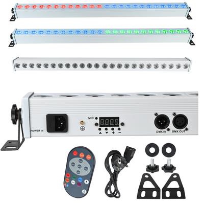 Light4Me Deko-Bar 24 RGB IR Weiß LED-Leiste Balken Fernbedienung