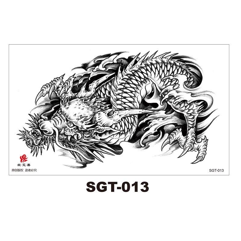 Chest Large Pattern Chest Sticker Male And Female Simulation Disposable Flower Body English Faucet Plain Flower Tattoo Sticker