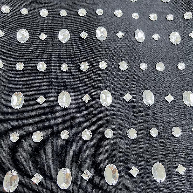 Heavy-Duty Rhinestone Bandage Evening Dress