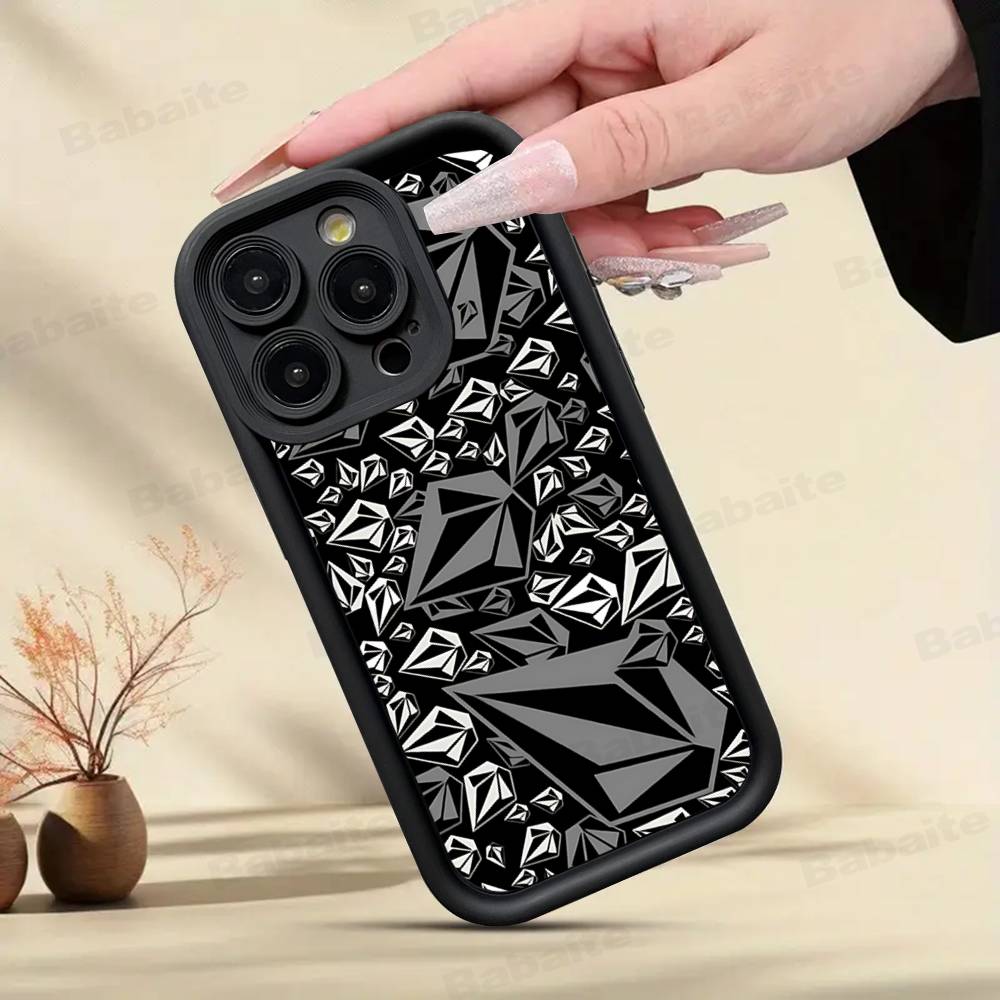 

V-Volcom LOGO Fashion Phone Case For IPhone 17 16 15 14 13 12 11 Pro Max Anti Drop Soft Cover iPhone 15