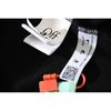146 Off-White 2025 Autumn and Winter New OW Painted Palm Print Men's and Women's Zipper Hooded Sweatshirt