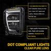 LED Fog Lights For Dodge Ram 1500 2013 2014 2015 2016 2017 2018 Ram Classic 2019-2022 LED DRL Fog Lamp Daytime Running Light