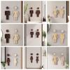 2pcs/se Self-adhesive Bathroom Door Signs Solid Wood Washroom Signs  Bathroom Supplies