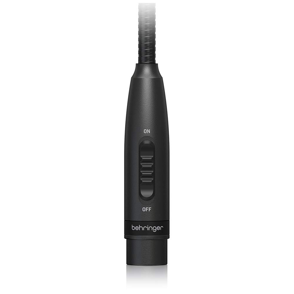 Behringer TA 312S Dynamic Gooseneck Microphone, Cardioid Pattern, Mute Switch, Black