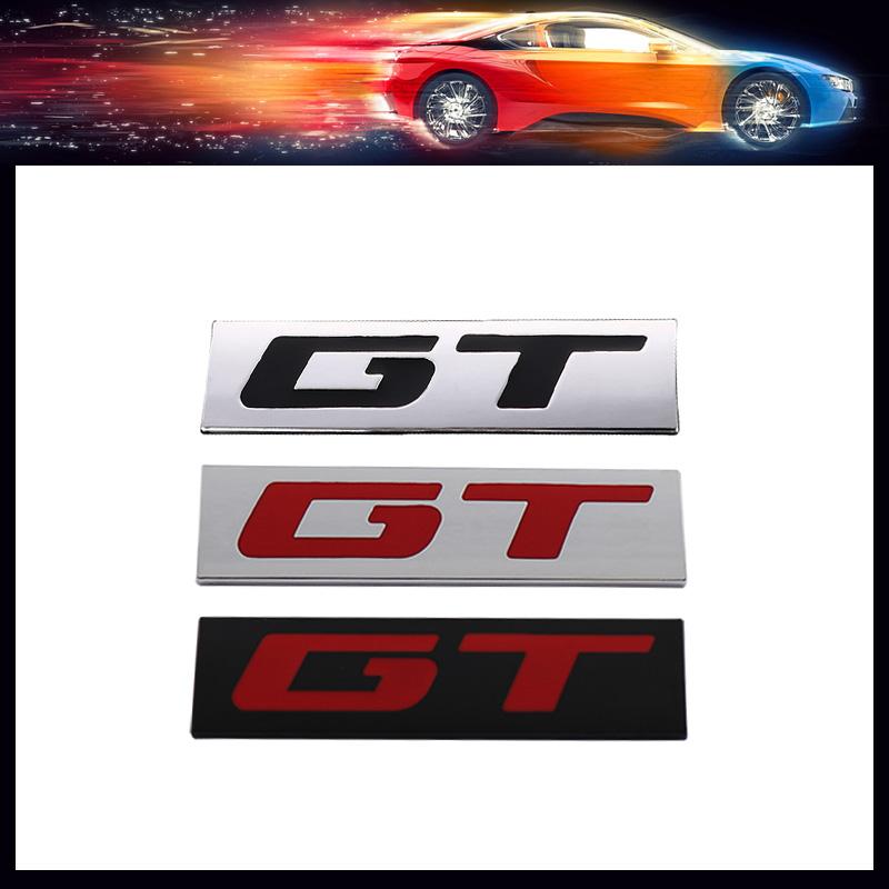 Premium GT for Universal car Engine Hood Fender trunk Tail Rear Bonnet Nameplate Decal Emblem Badge Sticker