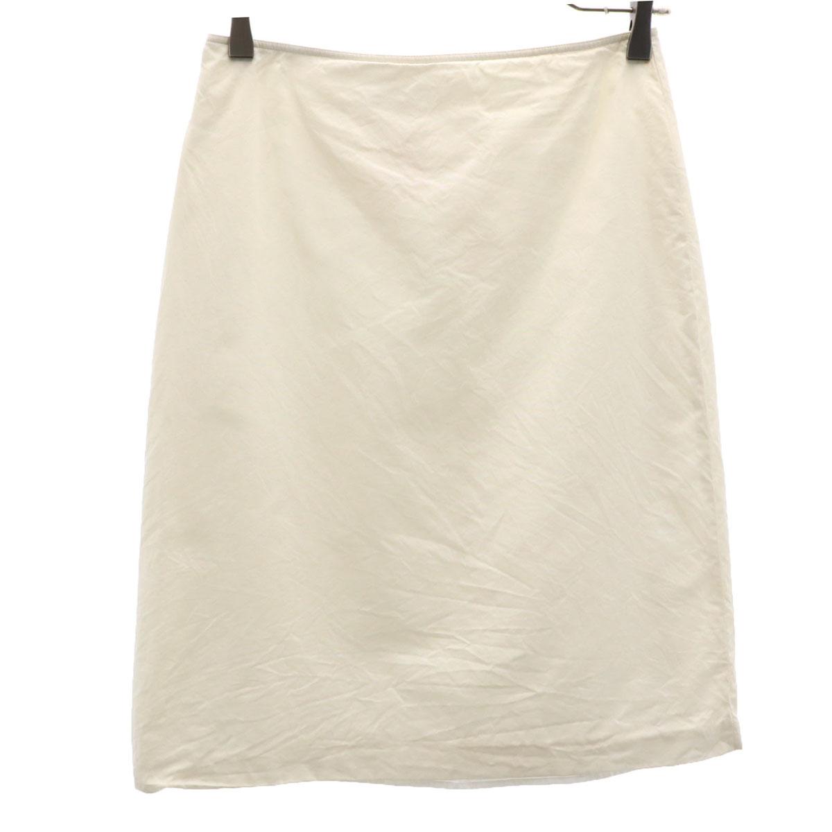 

Emporio Armani 90s Made in Italy Old Midi length Tight Skirt 36 Ivory Women Used