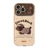 Autumn and Winter Couple Puppy Suitable for 16promax IPhone Case IPhone 15 Three-dimensional Cartoon 14 Leather Set 13