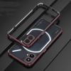 For Nothing Phone (2a) Metal Frame Bumper Case Minimalist Phone Cover with Camera Lens Guard