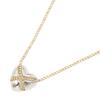 Used Cross Heart Necklace Necklace Silver925 14K Silver Gold Used