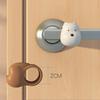 Animal Door Handle Stopper Wall Protector Silicone Door Lever Stop Wall Bumper Noise Reduction Home Office Door Mount Anti-collision Pad