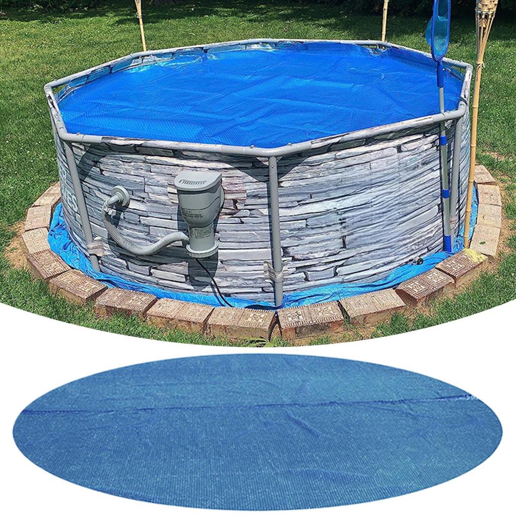 Swimming Pool Cover Aboveground Solar Summer Waterproof Pool Tub Dust Outdoor PE Bubble Film Blanket Accessory Pool Cover