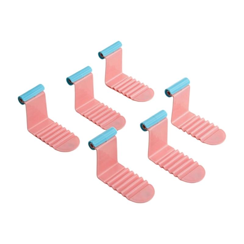 Pack of 6 Stylish Bed Sheet Clip for Securely Holding Elasticized Sheet Place Without Damage Easy Installion Deisgns