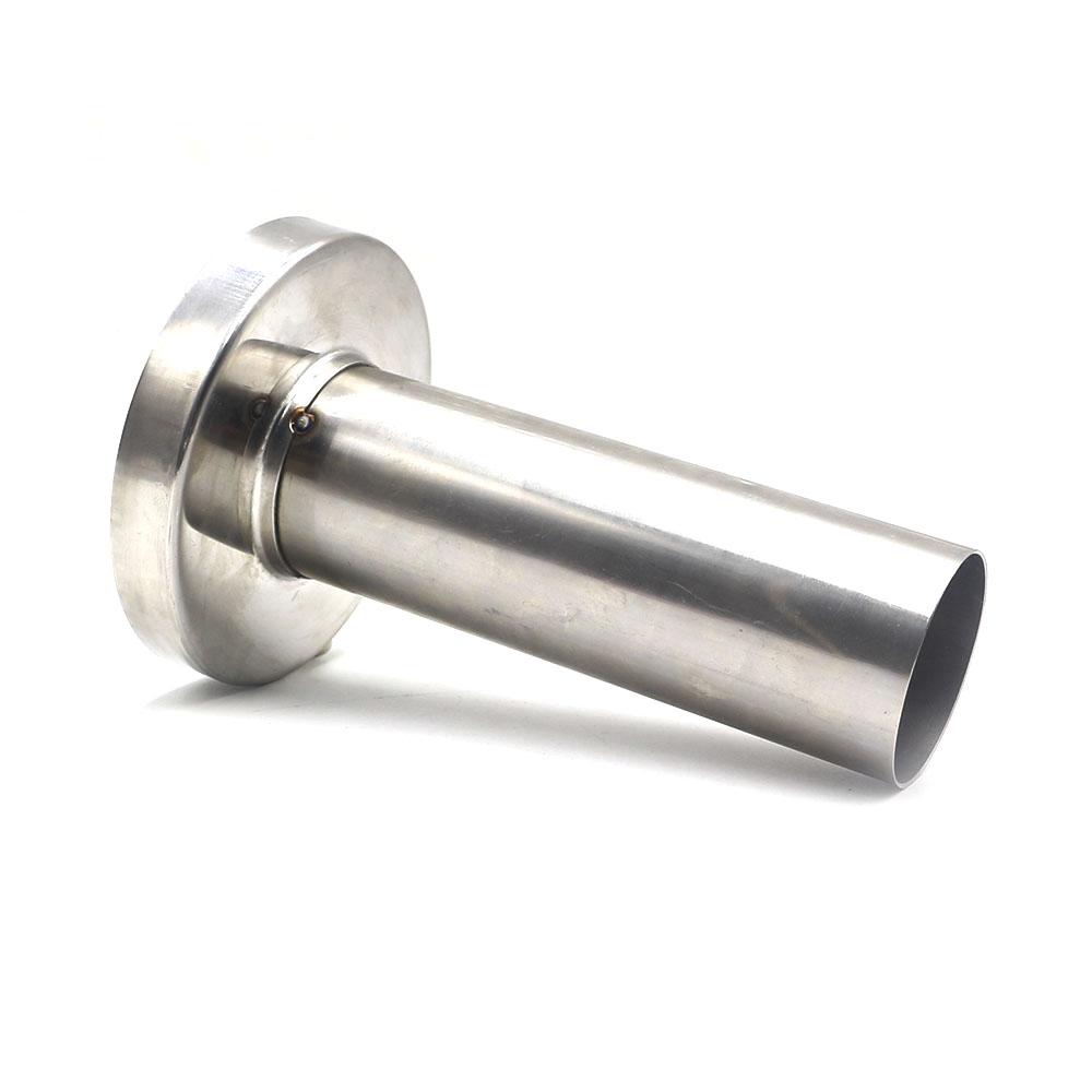 Universal unadjustable 85mm 3.5" /98mm 4'' /110mm 4.5'' Car Stainless Chrome Exhaust Muffler