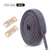1 Pair Diamond Lock Shoelaces Without Ties Elastic Laces Sneakers No Tie Shoe Laces Kids Adult 0.8cm Flat Shoelace for Shoes New
