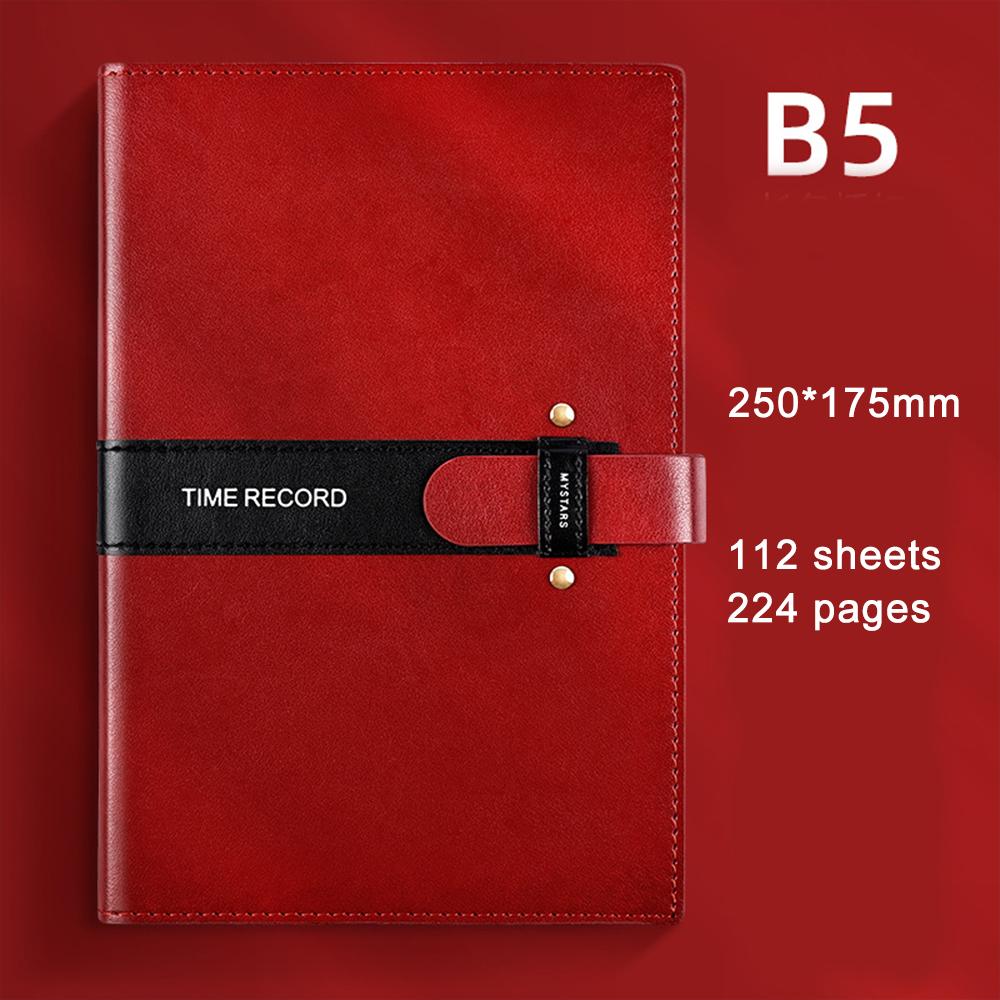 (Kostenlose Logogravur) B5-Business-Notizbuch mit Schnalle, Notizblock für Studenten, Tagebuch, Besprechungsprotokolle für die Arbeit, Notizbuch für Themen