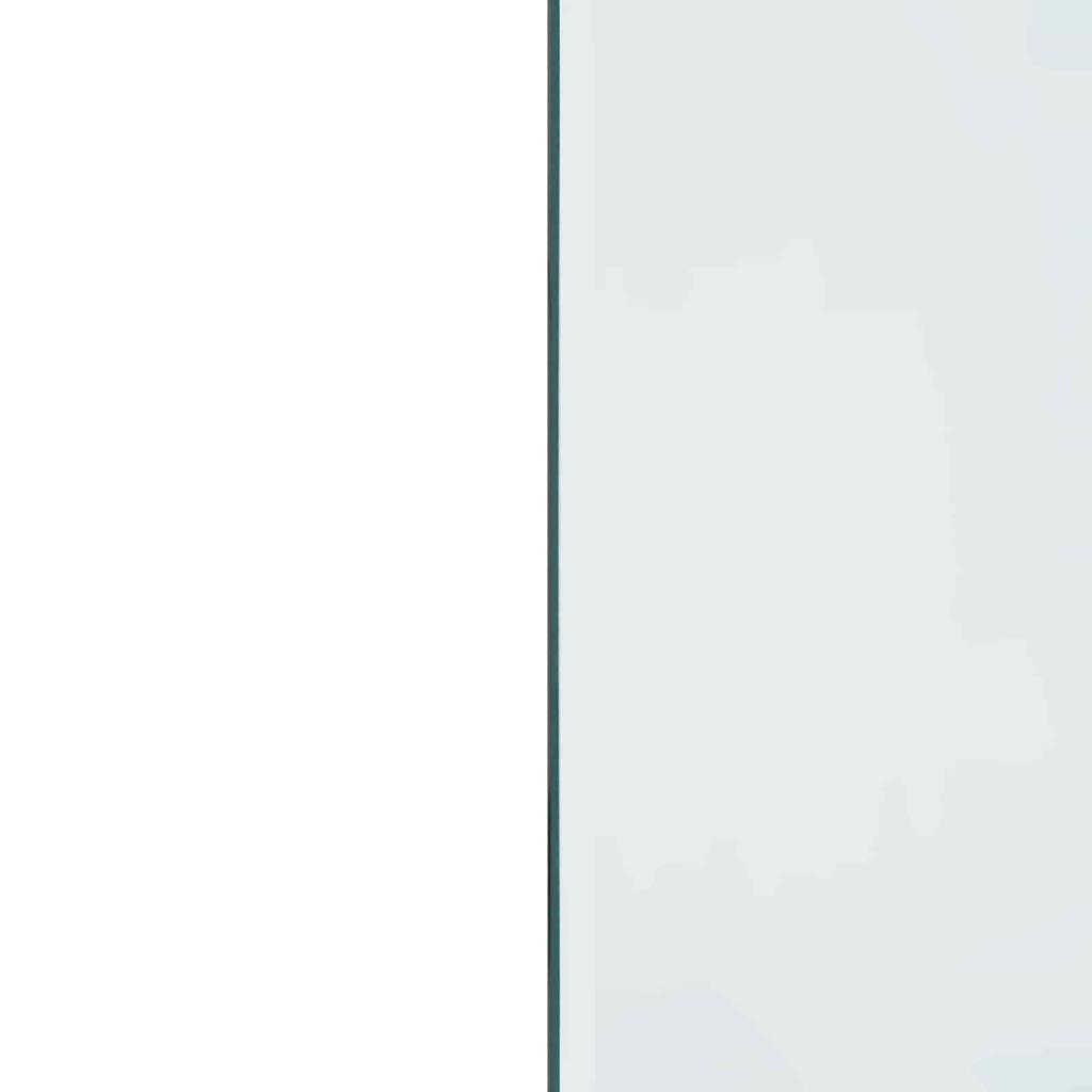 Fireplace Glass Panel Transparent 120 X 60 Cm Glass