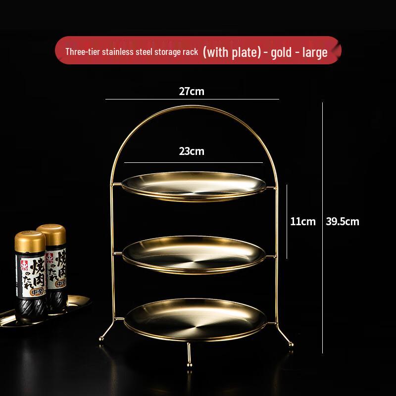 

Nordic Korean-Style Stainless Steel Round Plate