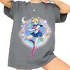 New Pretty Girl Warrior Anime Printed Tshirt Summer Unisexs and Unisexs Tshirt Street Style Casual Trendy Short Sleeve Loose
