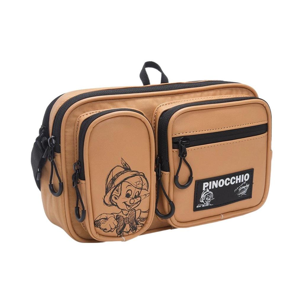 New LiNing Disney Collaboration Sportlife Polyamide Shoulder Bag, Crossbody Bag Regular Unisex Dark Brown ABDS229-2