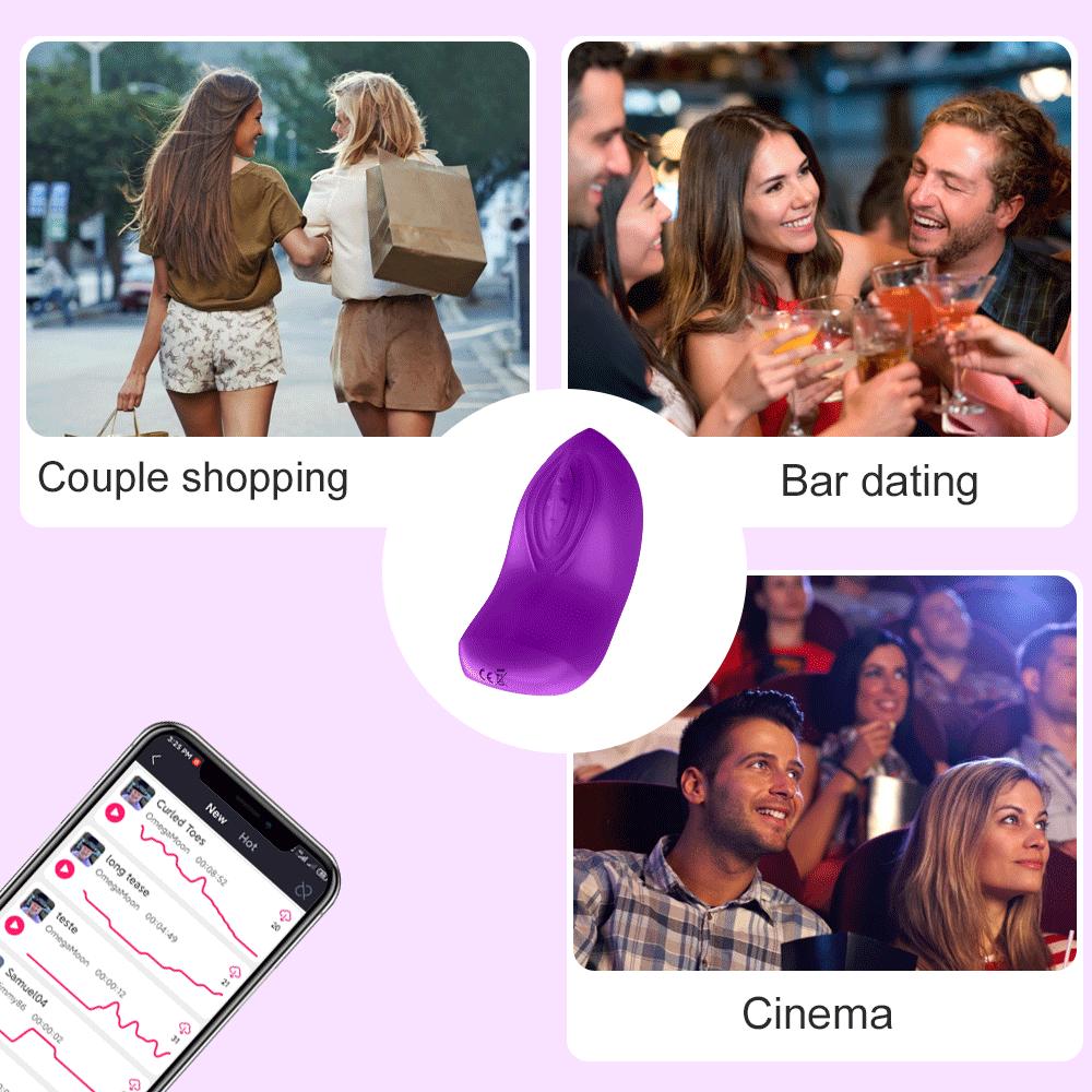 Butterfly Wearable Vibrator Wireless APP Remote Panties Dildo Vibrator for Women Clitoral Stimulator Massage Erotic Sex Toys