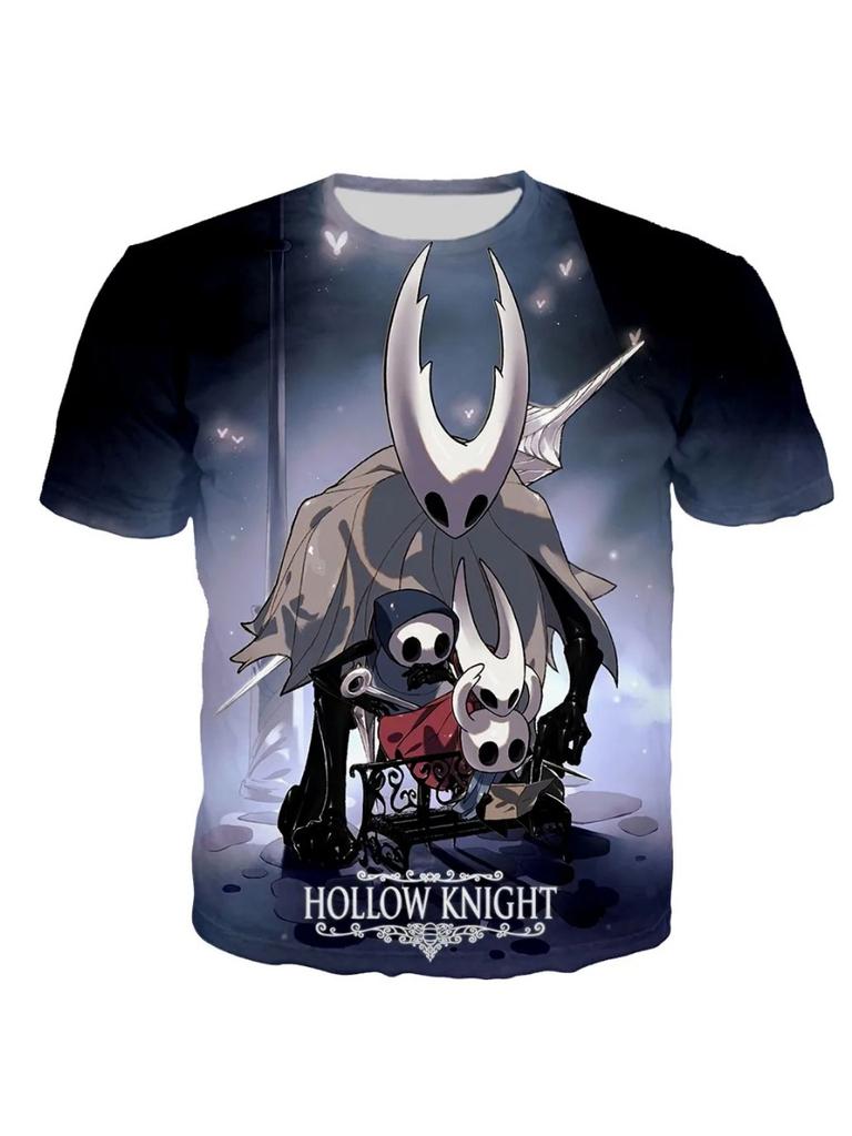 Summer Hollow Knight Game 3D Print T-Shirts Men Women Fashion StreetwearShort Sleeve