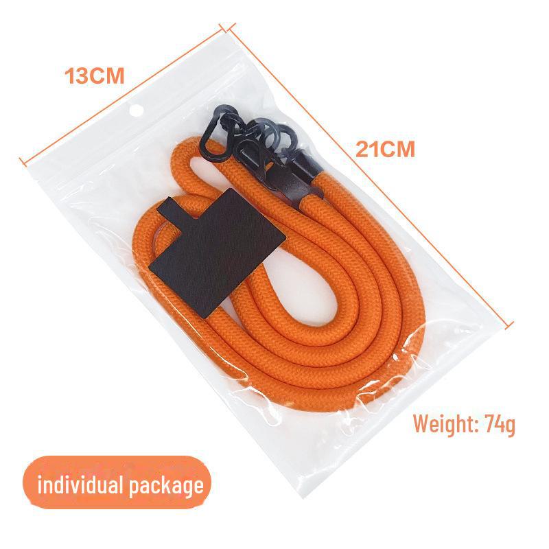 10MM Šňůrka na mobilní telefon: Stylový design crossbody pro muže a ženy, odolný a špičkový. K dispozici v dlouhé a krátké délce.