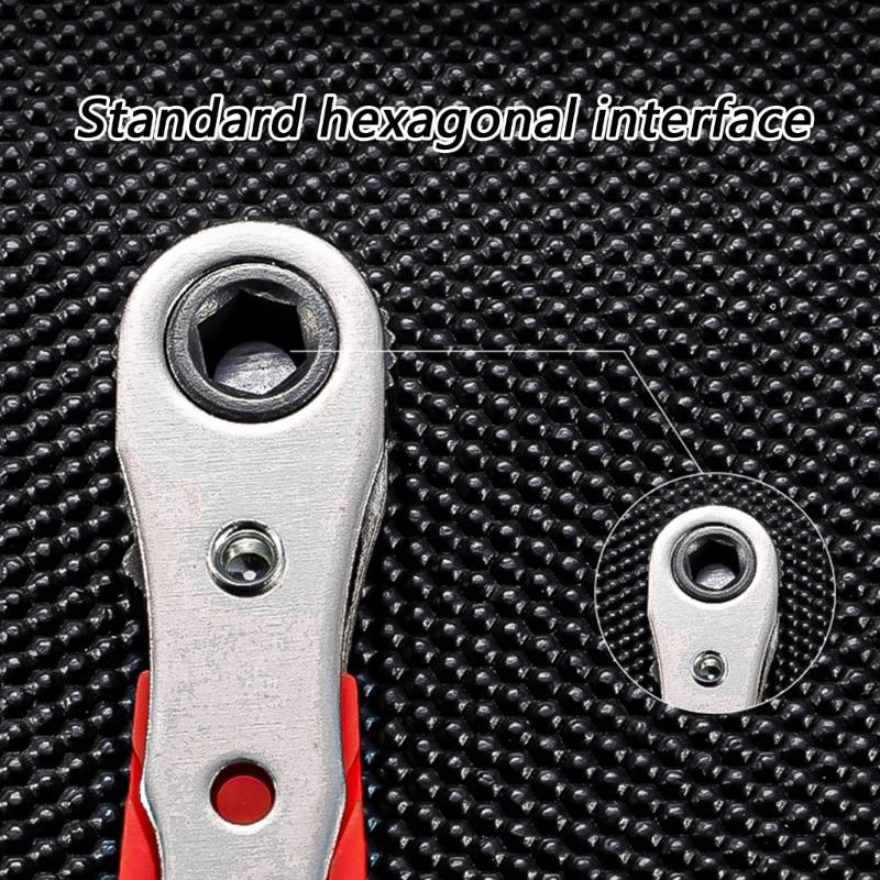 Multiple Angle Professional Ratcheting Socketing Wrenches Spanner With 36 Toothed Design For Narrow Space Mechanical Repairs
